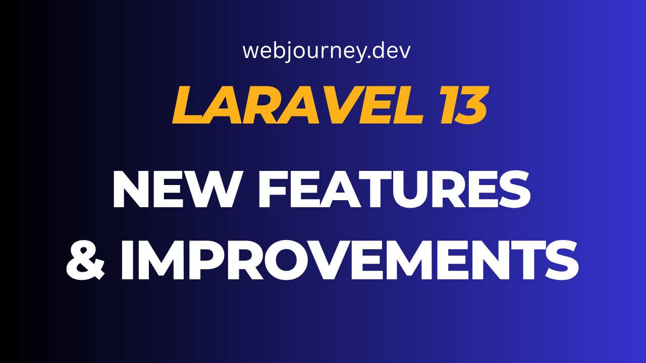 Laravel 13 Released New Features and Improvements